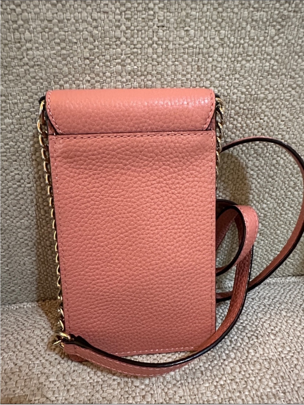 kate spade Madison Dusty Rose Pebbled Leather Cell Phone Crossbody with COA - Picture 2 of 14